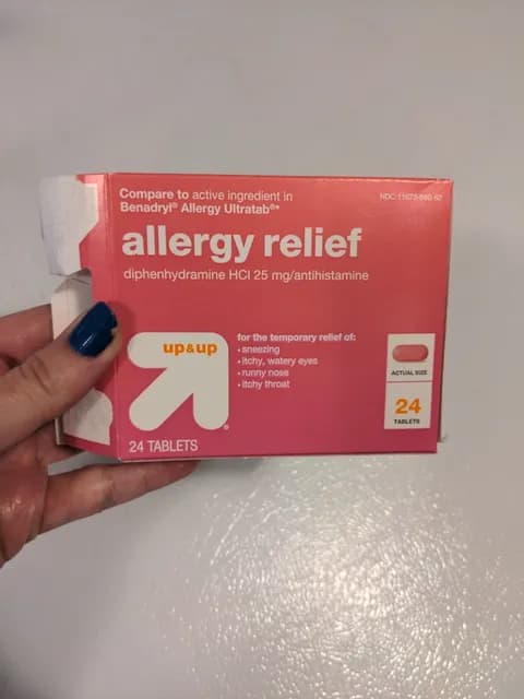 Up And Up Diphenhydramine Hcl Allergy Relief