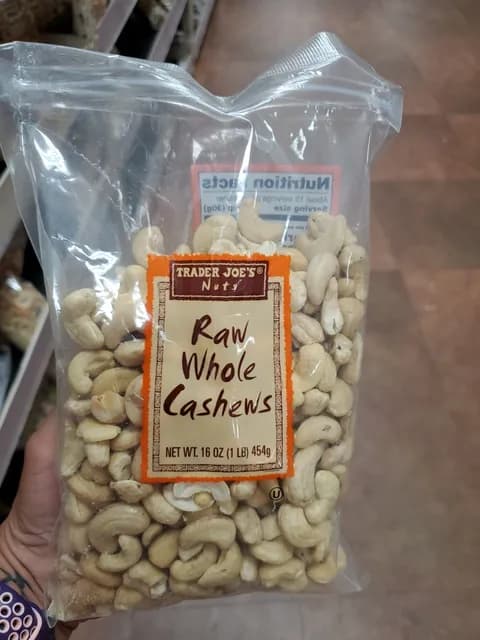 Trader Joe'S Raw Whole Cashews
