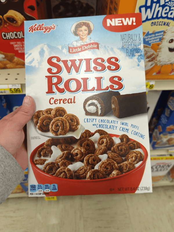 Kellogg'S Little Debbie Swiss Rolls Cereal