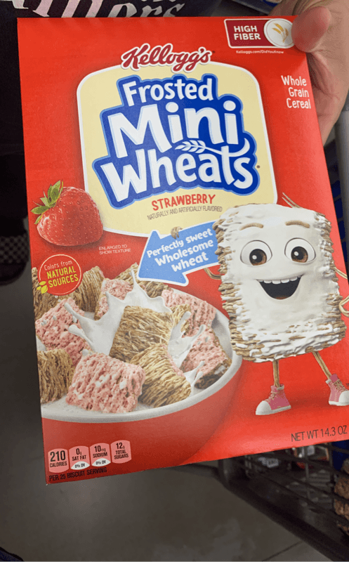 Is it Chestnut Free? Frosted Mini-wheats High Fiber Strawberry Breakfast Cereal