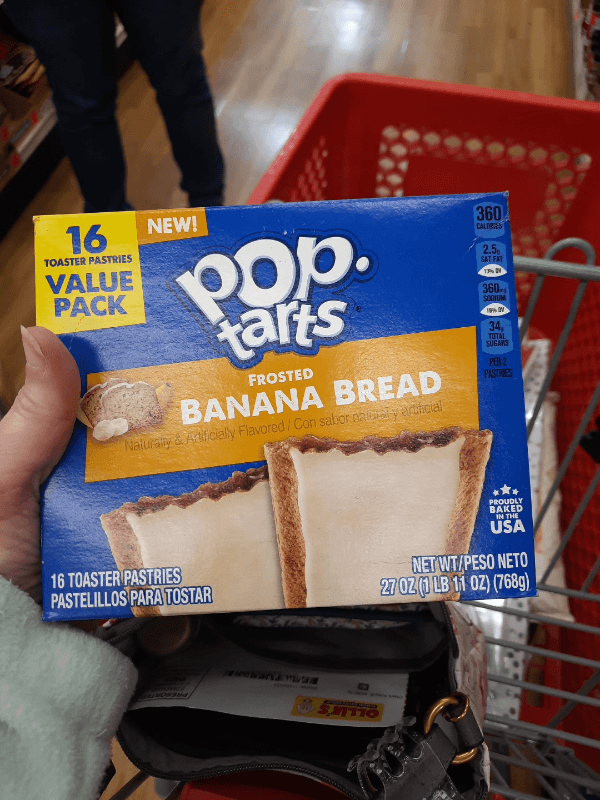 Pop Tarts Frosted Banana Bread Toaster Pastries