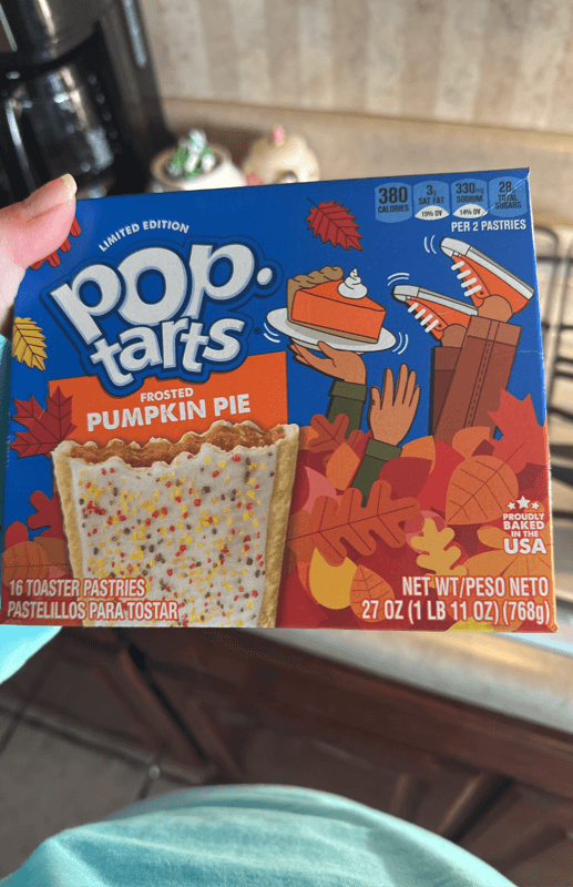 Pop-Tarts Frosted Pumpkin Pie Toaster Pastries Limited Edition