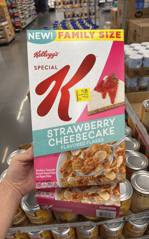 Kellogg'S Special K Family Size Strawberry Cheesecake Flavored Flakes Cereal
