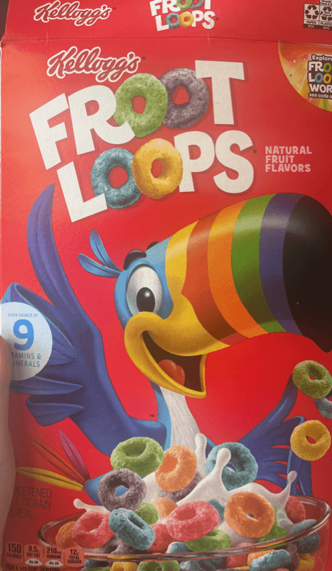 Kellogg'S Froot Loops Sweetened Multigrain Cereal