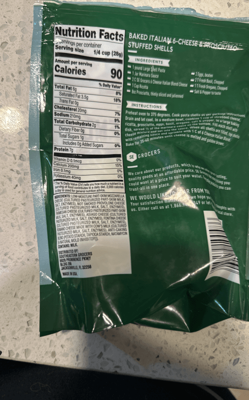 Se Grocers Fancy Shredded 6 Cheese Italian Blend