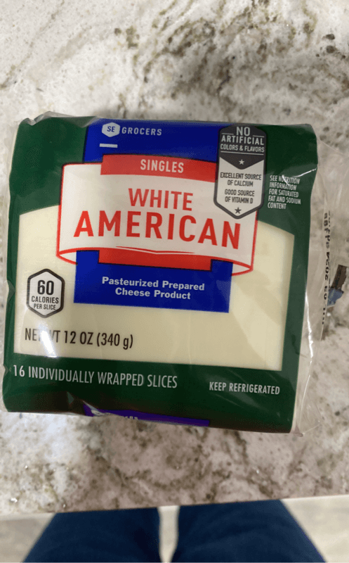 Se Grocers Singles White American Pasteurized Prepared Cheese Product