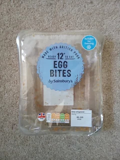 Sainsbury'S Ready To Eat 12 Egg Bites