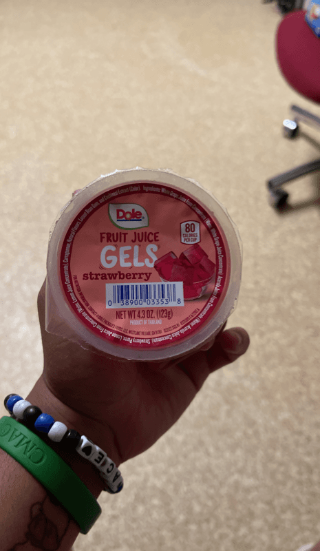 Dole Fruit Juice Strawberry Gels