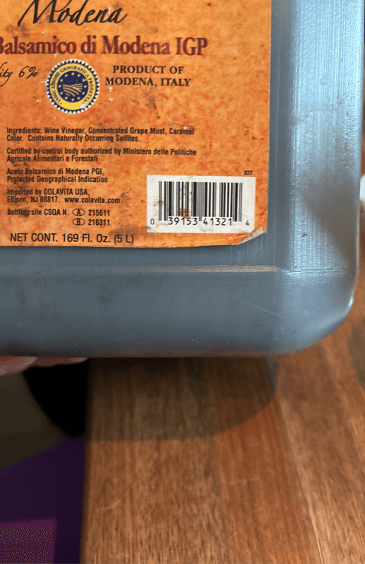 Colavita Balsamic Vinegar