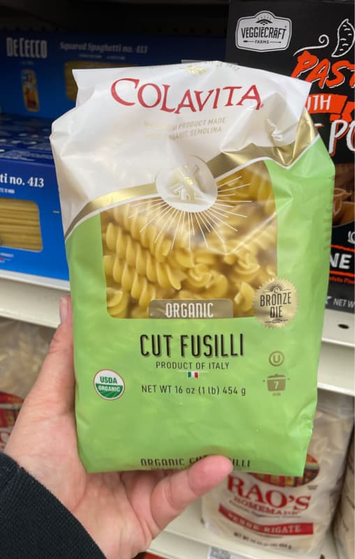 Colavita Organic Cut Fusilli Pasta