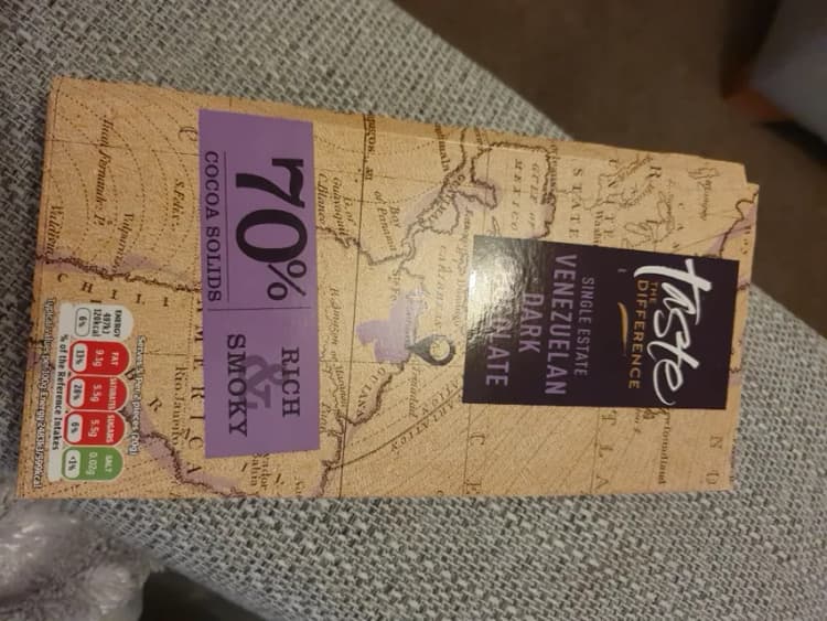 Sainsbury'S Taste The Difference Single Estate Venezuelan Dark Chocolate