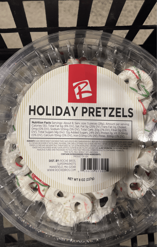 Roche Bros. Holiday Pretzels