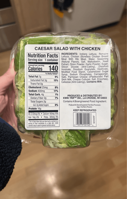 Kitchen Cravings Caesar Salad With Chicken