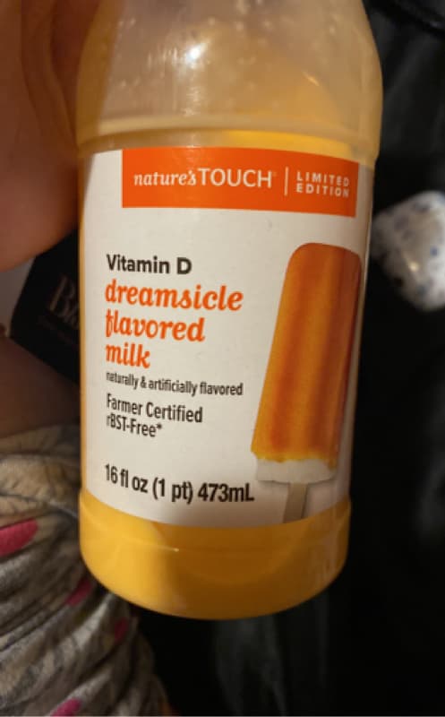 Nature'S Touch Vitamin D Dreamsicle Flavored Milk
