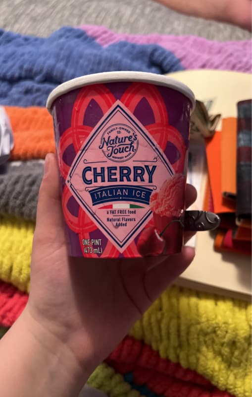 Nature’S Touch Cherry Italian Ice
