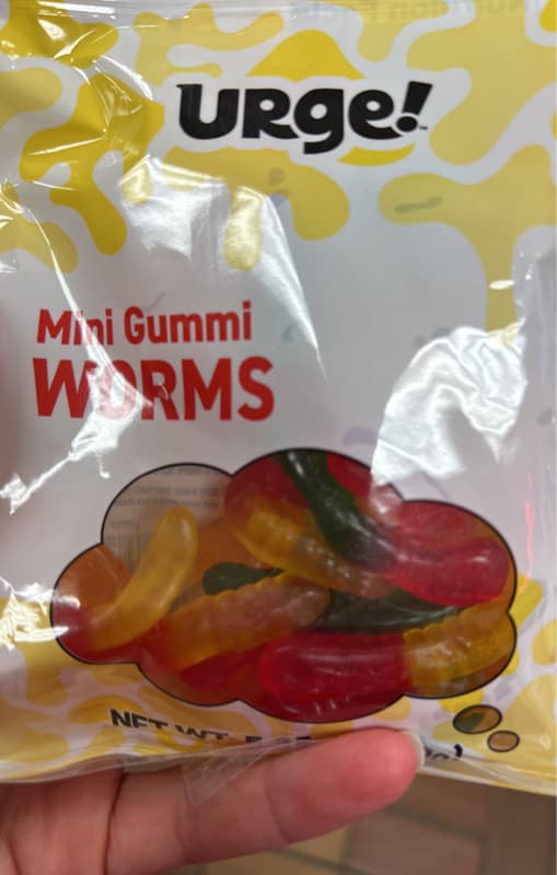 Urge! Mini Gummi Worms