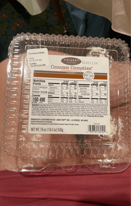 Kwikery Bake Shop Cinnsations Cinnamon Rolls