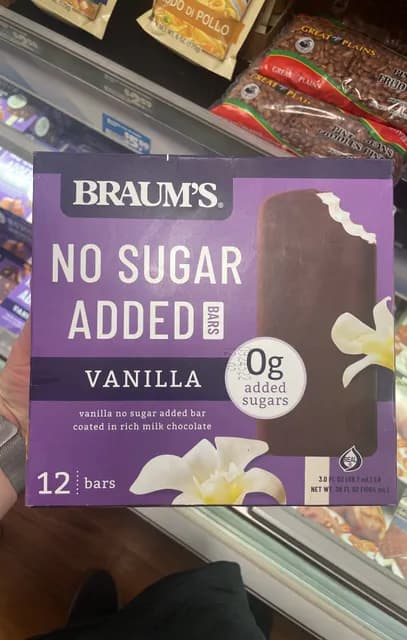Braum'S No Sugar Added Vanilla Bars