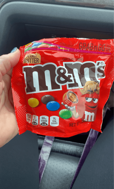 M&M'S Grabngo Peanut Butter Chocolate Candies