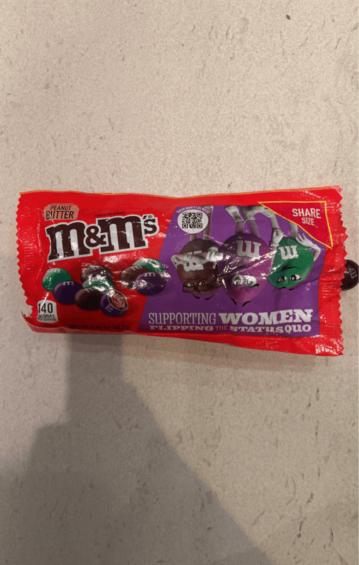 M&M'S Peanut Butter Chocolate Candies Supporting Women Flipping The Status Quo