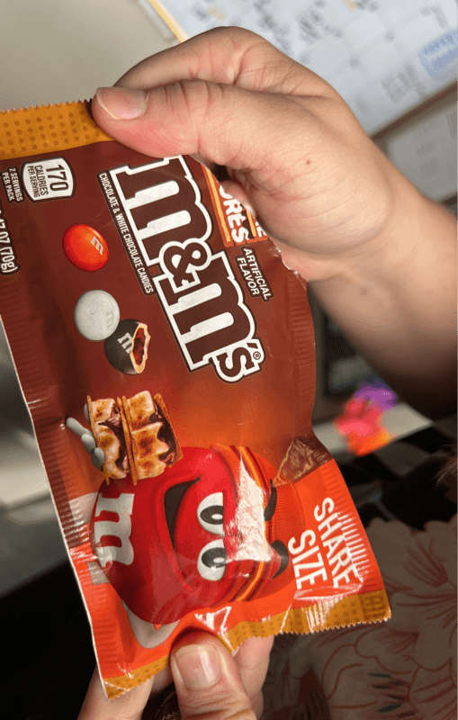 M&M'S Campfire Smores Chocolate & White Chocolate Candies Share Size