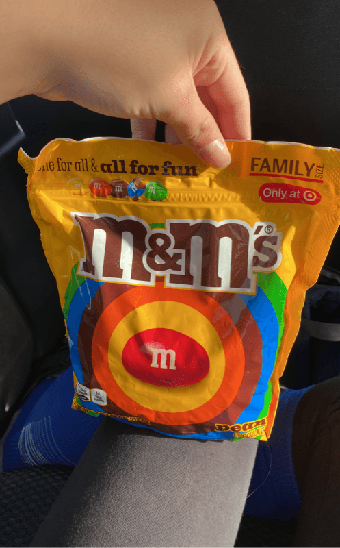 M&M'S Target Peanut Chocolate Candies Family Size