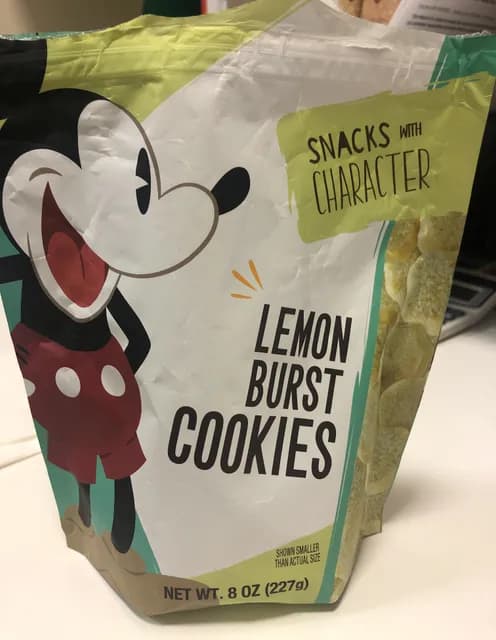 Disney Snacks With Character Lemon Burst Cookies