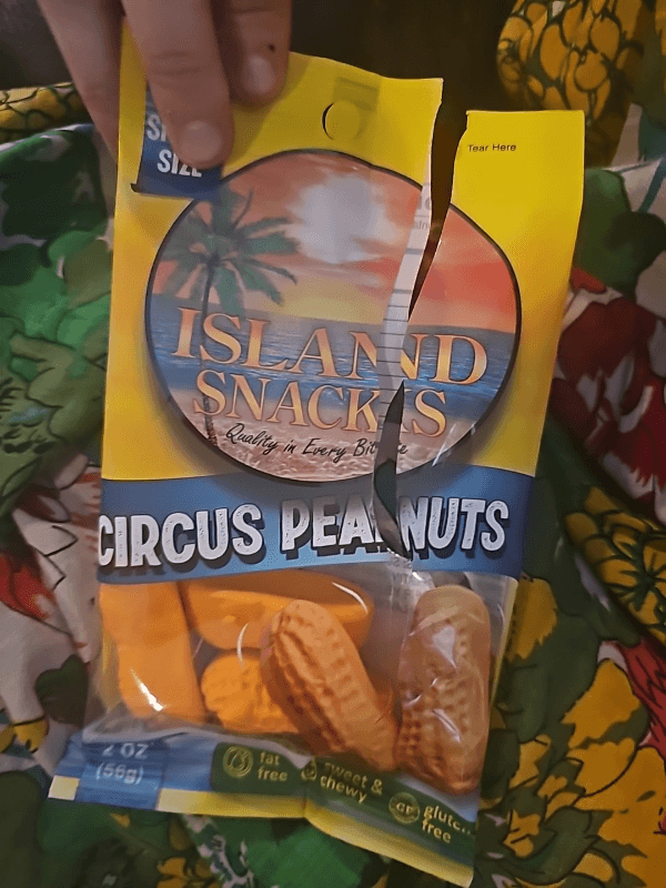 Island Snacks Circus Peanuts Snack Size