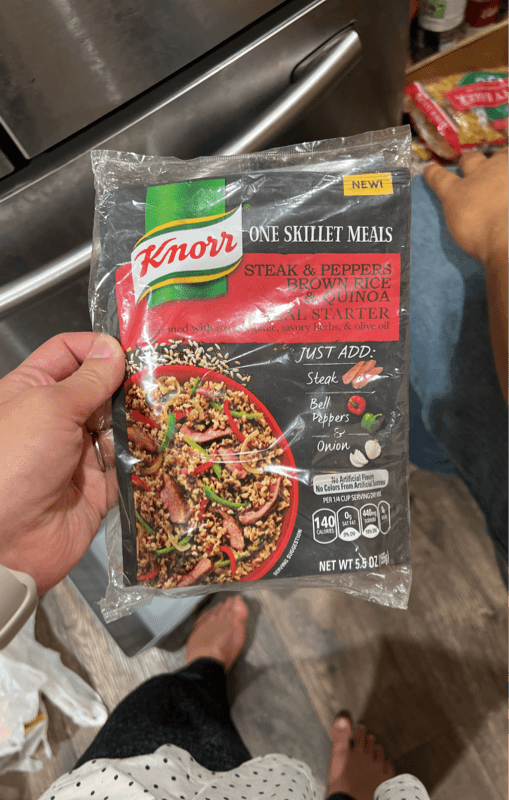 Knorr One Skillet Meals Steak & Peppers Brown Rice & Quinoa
