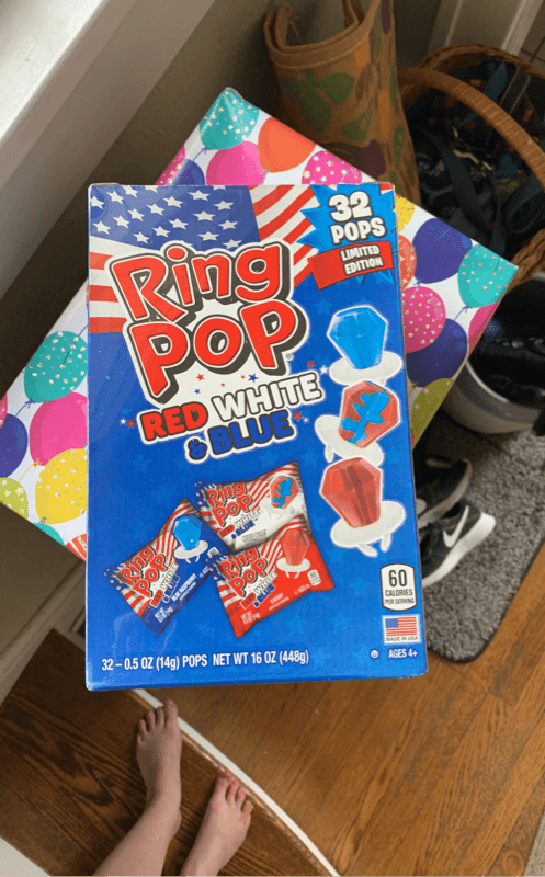 Ring Pop Limited Edition Red, White & Blue Pops
