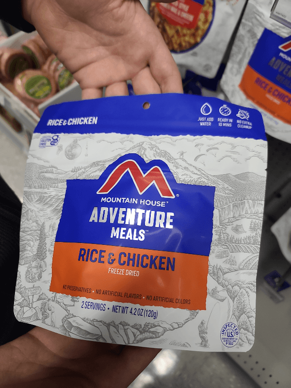 Mountain House Adventure Meals Rice & Chicken