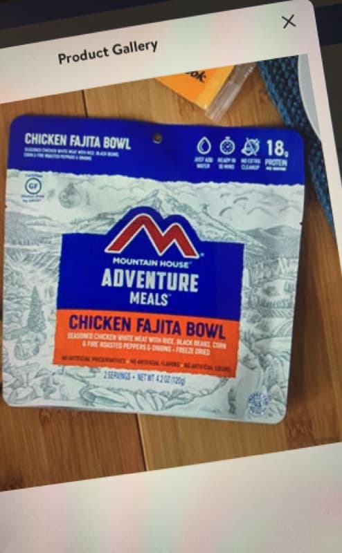 Mountain House Chicken Fajita Bowl