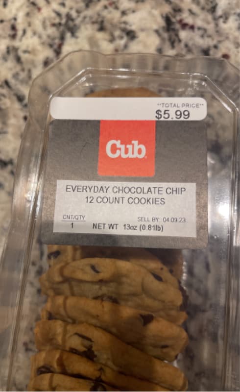 Cub Everyday Chocolate Chip Cookies