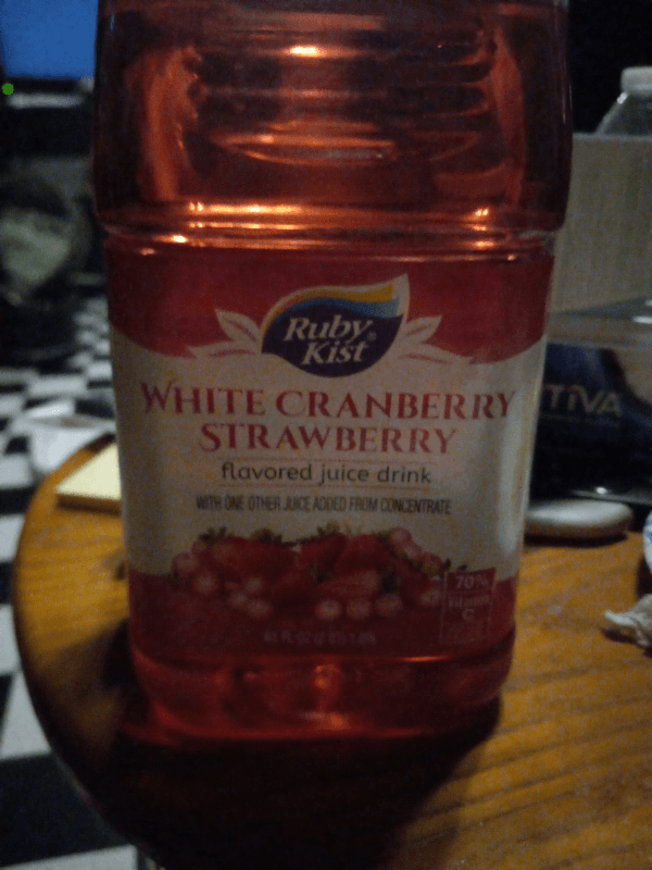 Ruby Kist White Cranberry Strawberry Flavored Juice Drink