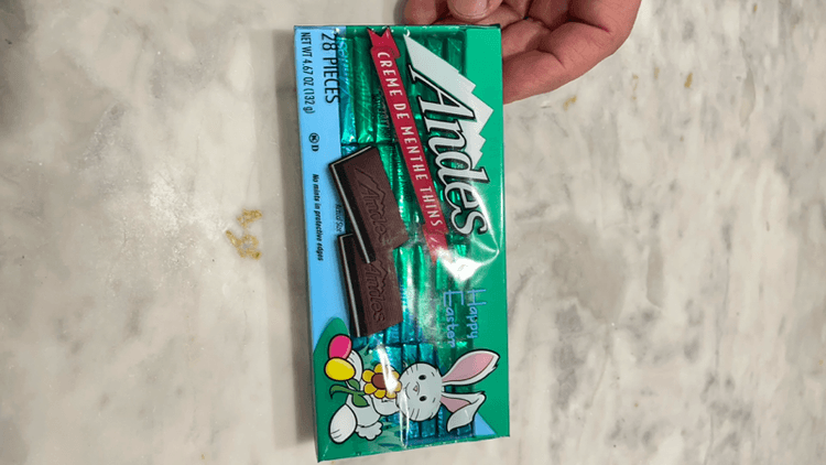 Andes Creme De Menthe Thins Happy Easter