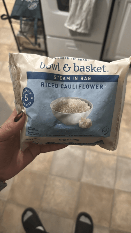 Bowl & Basket Steam In Bag Riced Cauliflower