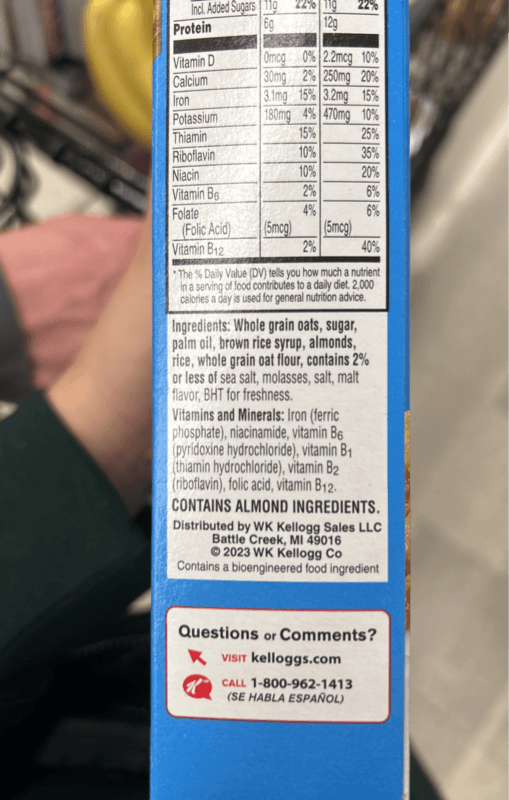Kellogg'S Extra Crispy Clusters Almond Cereal