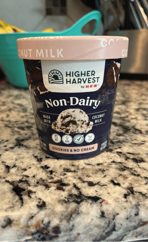 Higher Harvest By H‑E‑B Non-Dairy Cookies & No Cream  Dessert, One