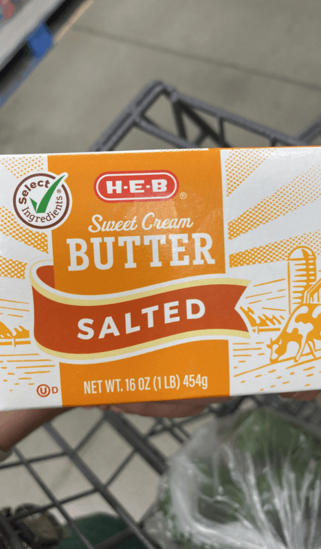H-E-B Salted Sweet Cream Butter