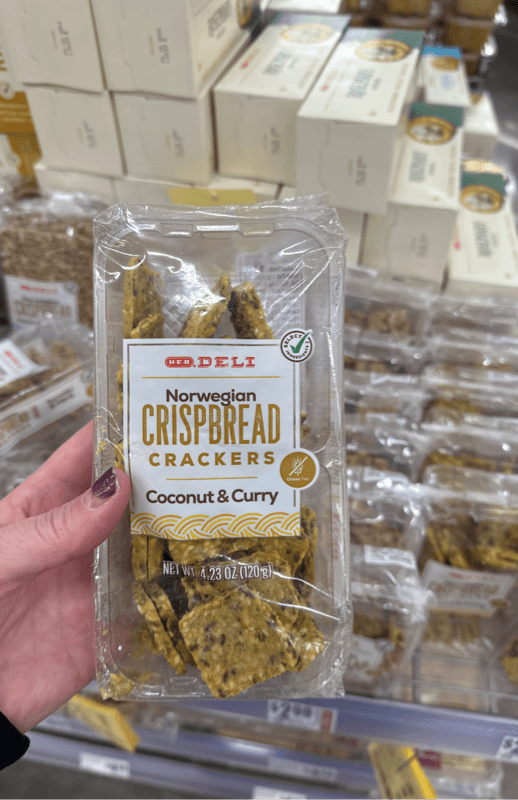 H-E-B Deli Norwegian Crispbread Coconut & Curry Crackers