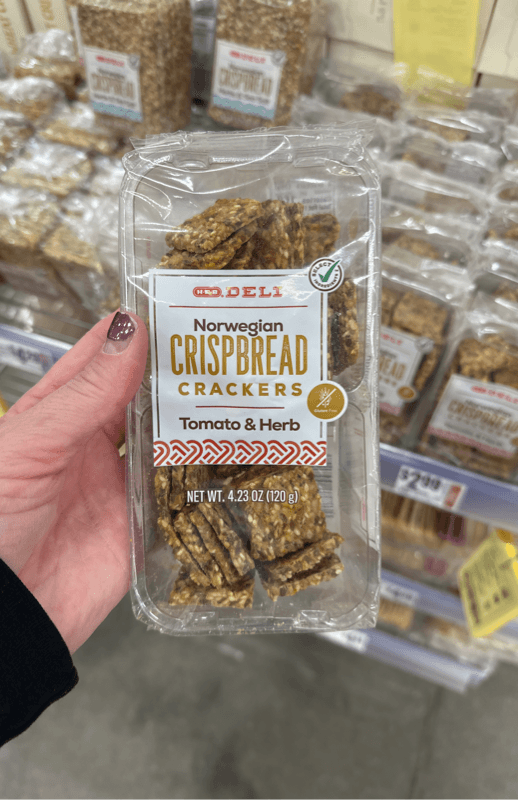 H-E-B Deli Norwegian Crispbread Tomato & Herb Crackers