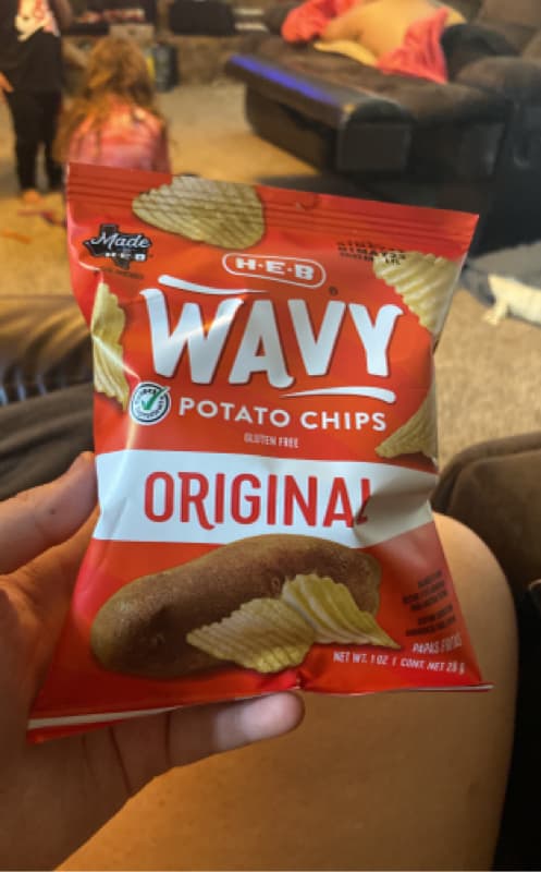 H-E-B Wavy Original Potato Chips