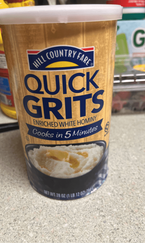 Hill Country Fare Quick Grits Enriched With Hominy