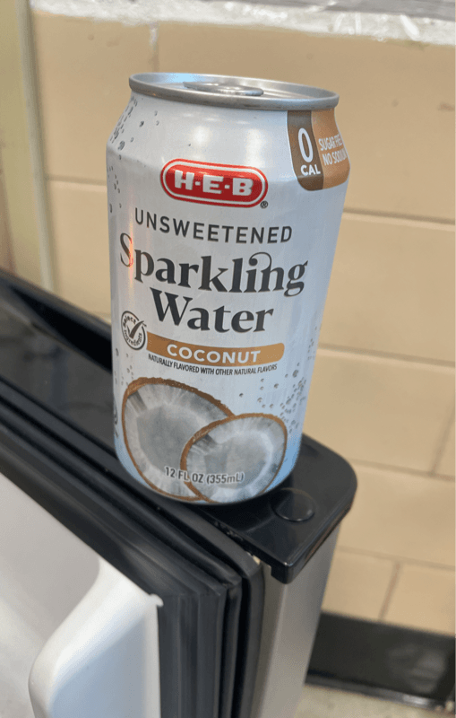H-E-B Unsweetened Sparkling Water Coconut