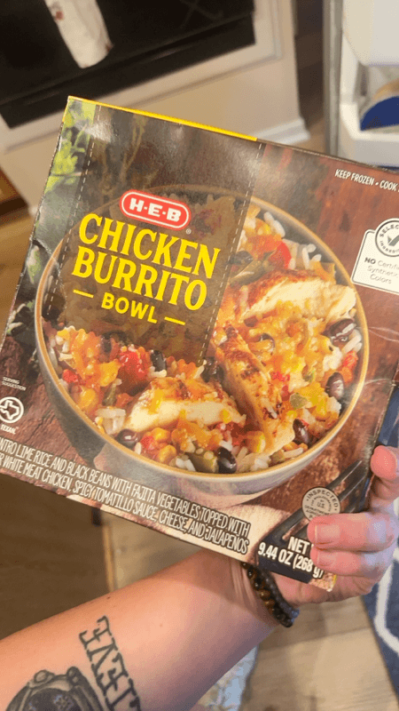 Heb Chicken Burrito Bowl