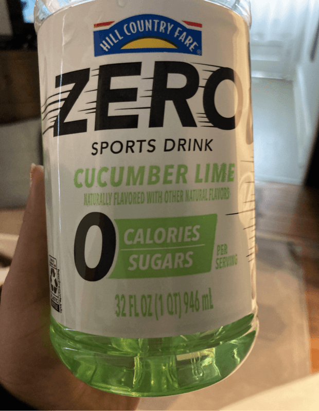 Hill Country Fare Cucumber Lime Zero Sports Drink
