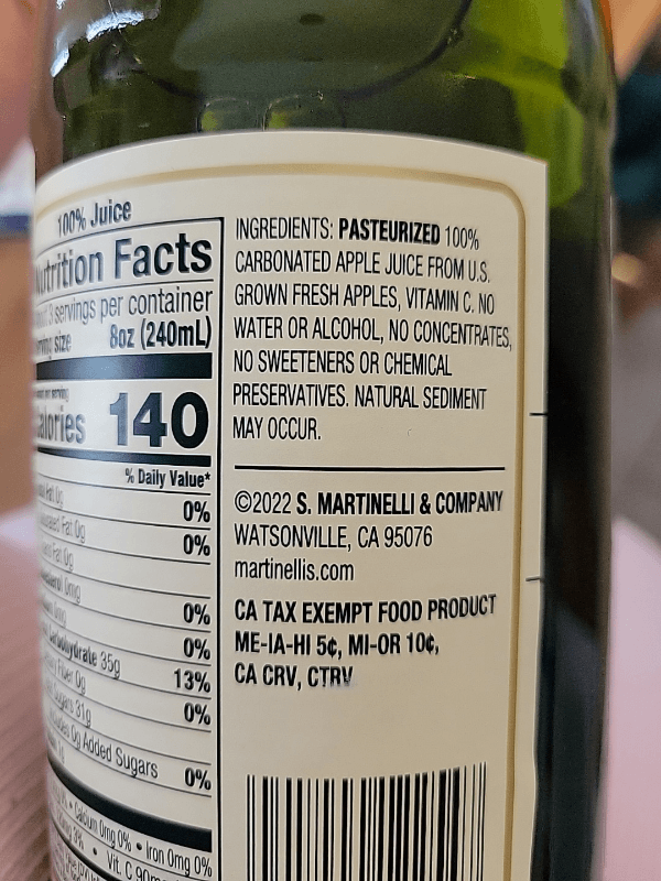Martinelli'S Sparkling Cider