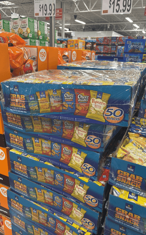 Wise Foods Grab & Snack Variety Pack 50 Bags