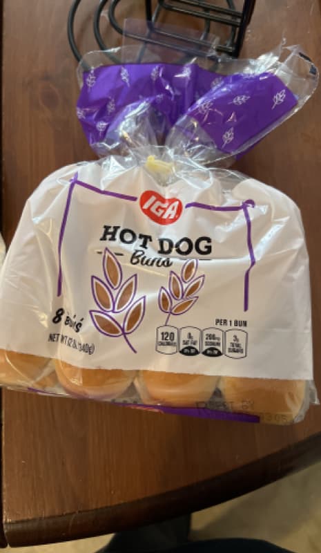 Iga Hot Dog Buns