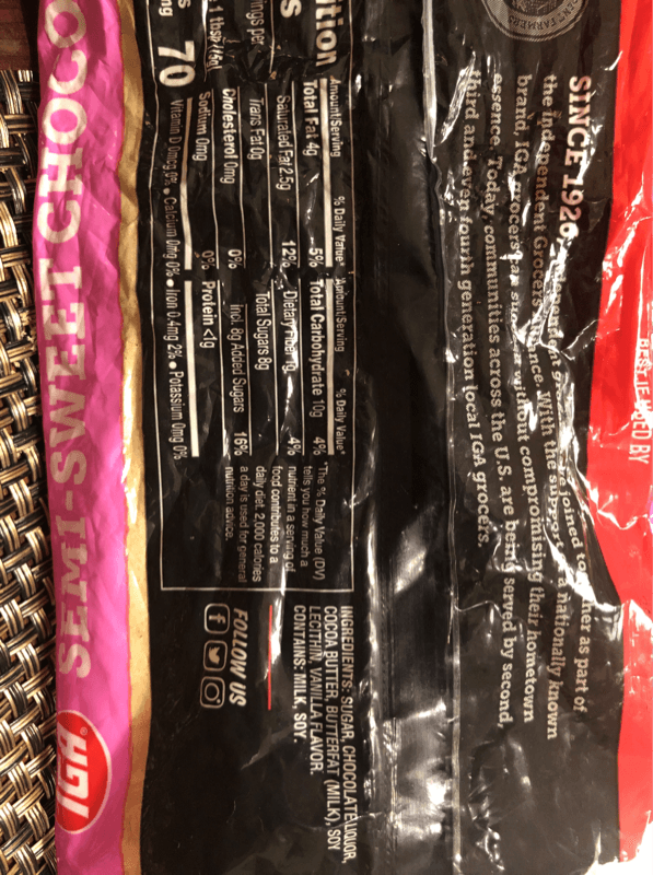 Iga Semi-Sweet Chocolate Chips